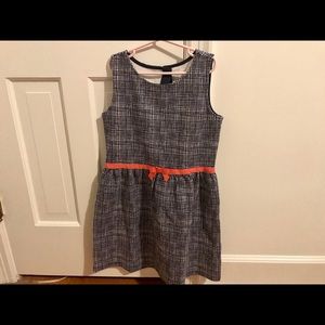 Gymboree Black/White Dress w Pink Bow 10 NWT